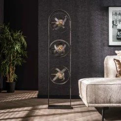 Cosmos Lampadaire Anthracite, 3 lumières