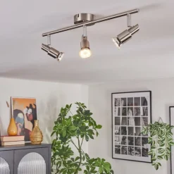 Crina Plafonnier, Spot de plafond Chrome, Nickel mat, 3 lumières