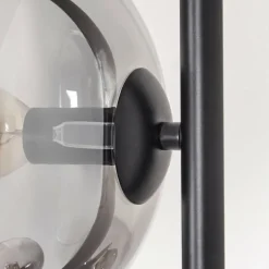 Dagan Lampadaire Clair, Fumé, 3 lumières