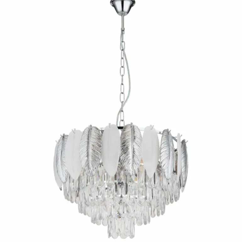 Dalton Lustre Luminaires Globo Lighting Chrome, 9 lumières