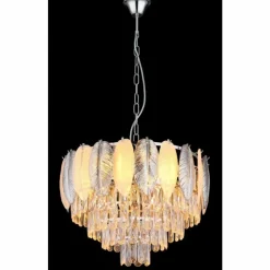 Dalton Lustre Luminaires Globo Lighting Chrome, 9 lumières
