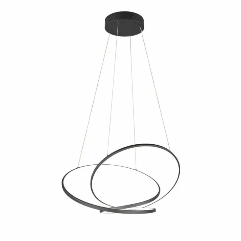 Darvin Suspension Luminaires Trio LED Noir, 1 lumière