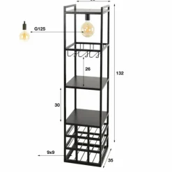Decorate Lampadaire Anthracite, 1 lumière