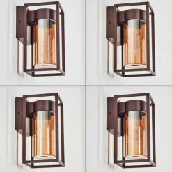 Doninhas Lampe murale d´extérieur Rouille, 1 lumière