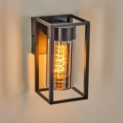 Doninhas Lampe murale d´extérieur Noir, 1 lumière