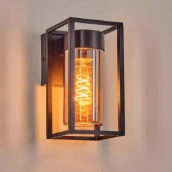 Doninhas Lampe murale d´extérieur Noir, 1 lumière