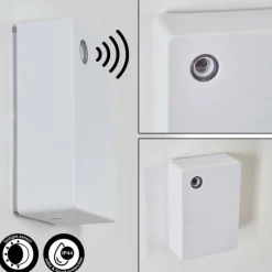 Détecteur crépusculaire Hiseville Blanc