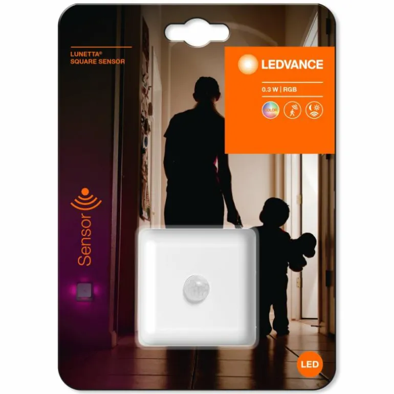 Détecteur de mouvement Ledvanve LUNETTA Blanc, 1 lumière, Détecteur de mouvement, Changeur de couleurs