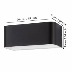 Eglo Applique murale Luminaires Eglo LED Noir, Blanc, 1 lumière