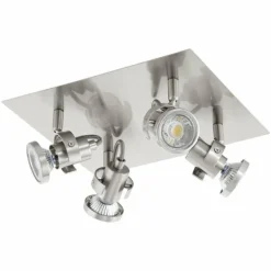 Eglo TUKON 3 LED Nickel mat, 4 lumières