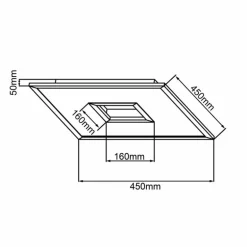 Ellia Panel Luminaires Brilliant LED Blanc, 1 lumière, Télécommandes