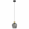 EMPOLI Suspension Luminaires Eglo Laiton, Noir, 1 lumière