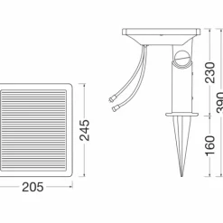 Endura Accessoire Luminaires Ledvance Noir