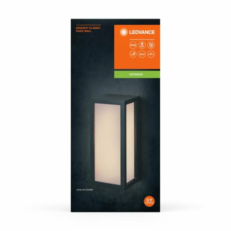Endura Applique murale Luminaires Ledvance Gris, 1 lumière