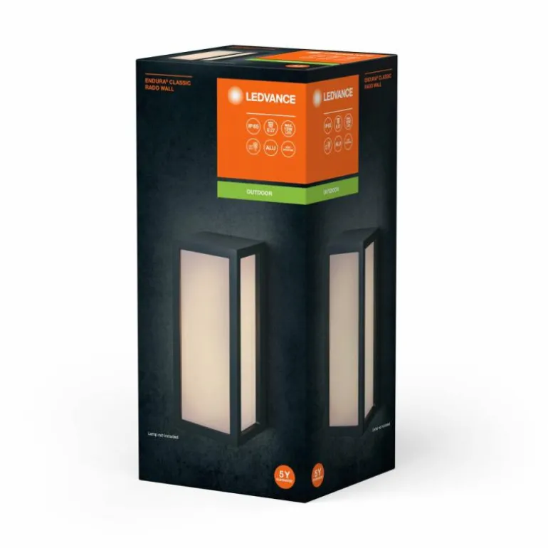 Endura Applique murale Luminaires Ledvance Gris, 1 lumière