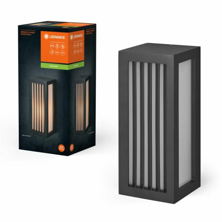 Endura Applique murale Luminaires Ledvance Gris, 1 lumière