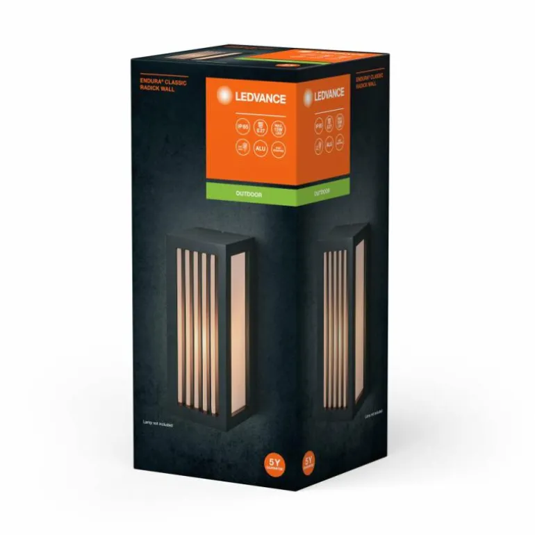 Endura Applique murale Luminaires Ledvance Gris, 1 lumière