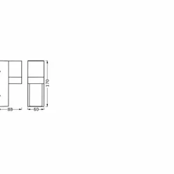 Endura Applique murale Luminaires Ledvance Gris, 1 lumière