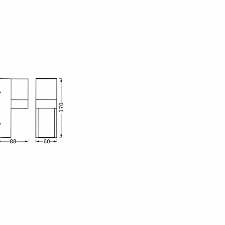 Endura Applique murale Luminaires Ledvance Gris, 1 lumière