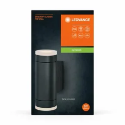 Endura Applique murale Luminaires Ledvance Gris, 2 lumières