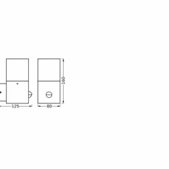 Endura Applique murale Luminaires Ledvance Gris, 1 lumière