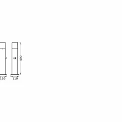 Endura Applique murale Luminaires Ledvance Gris, 1 lumière