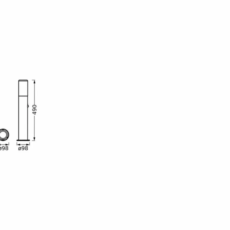 Endura Applique murale Luminaires Ledvance Gris, 1 lumière