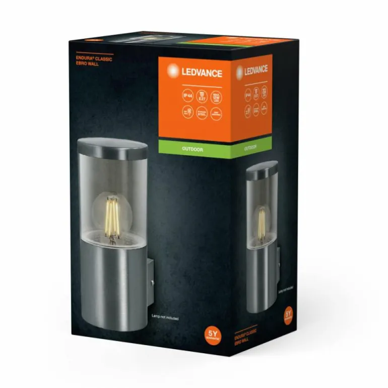 Endura Applique murale Luminaires Ledvance Acier brossé, 1 lumière