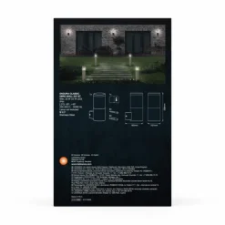 Endura Applique murale Luminaires Ledvance Acier brossé, 1 lumière