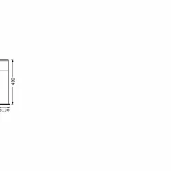 Endura Applique murale Luminaires Ledvance Acier brossé, 1 lumière