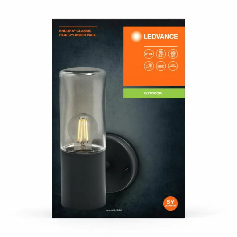 Endura Applique murale Luminaires Ledvance Gris, 1 lumière