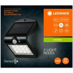 Endura Détecteur de mouvement Luminaires Ledvance LED Noir, 1 lumière
