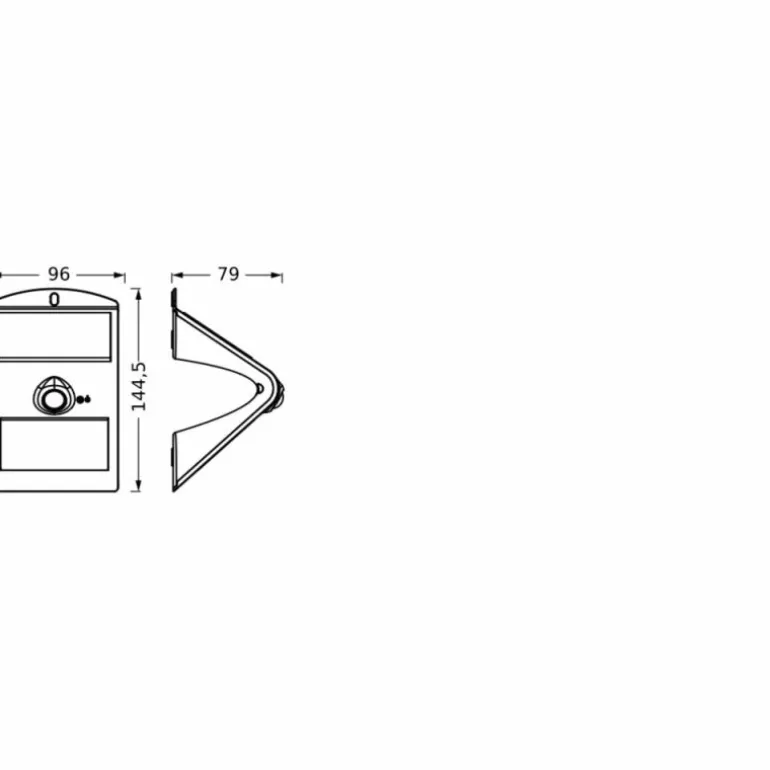 Endura Détecteur de mouvement Luminaires Ledvance LED Noir, 1 lumière