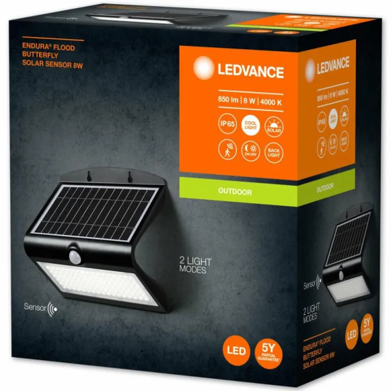 Endura Détecteur de mouvement Luminaires Ledvance LED Noir, 1 lumière