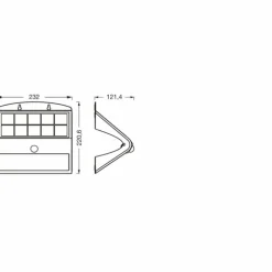 Endura Détecteur de mouvement Luminaires Ledvance LED Noir, 1 lumière