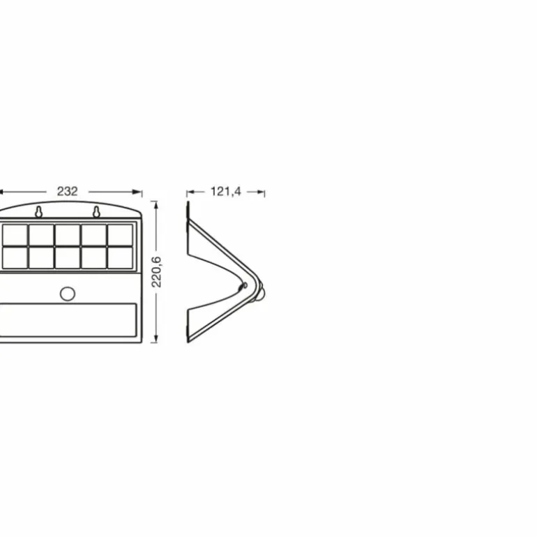 Endura Détecteur de mouvement Luminaires Ledvance LED Noir, 1 lumière