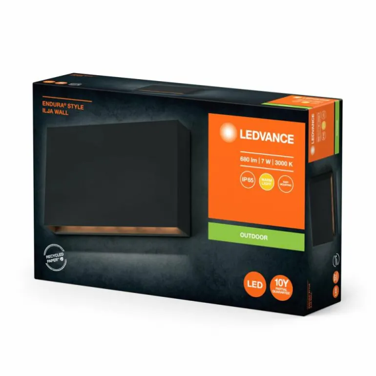 Endura Lampe murale d´extérieur Luminaires Ledvance LED Gris, 1 lumière