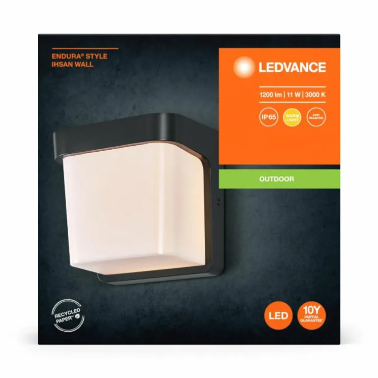 Endura Lampe murale d´extérieur Luminaires Ledvance LED Gris, 1 lumière