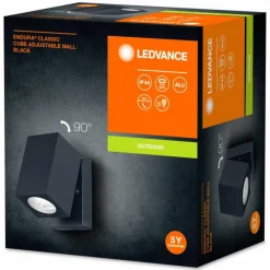 ENDURA Lampe murale d´extérieur Luminaires Ledvance Noir, 1 lumière