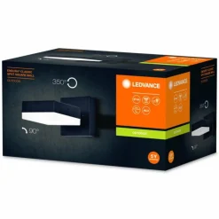 ENDURA Lampe murale d´extérieur Luminaires Ledvance Noir, 1 lumière