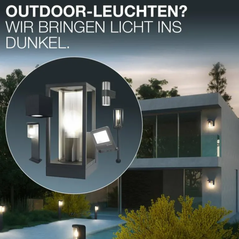 ENDURA Lampe murale d´extérieur Luminaires Ledvance Noir, 1 lumière