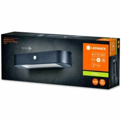 ENDURA Lampe murale d´extérieur Luminaires Ledvance LED Noir, 1 lumière, Détecteur de mouvement