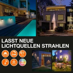 ENDURA Lampe murale d´extérieur Luminaires Ledvance LED Noir, 1 lumière, Détecteur de mouvement