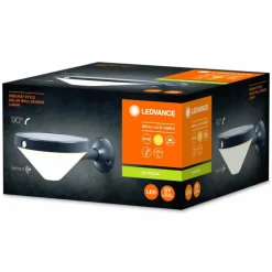 ENDURA Lampe murale d´extérieur Luminaires Ledvance LED Noir, 1 lumière, Détecteur de mouvement