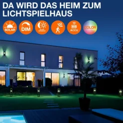 ENDURA Lampe murale d´extérieur Luminaires Ledvance LED Noir, 1 lumière, Détecteur de mouvement