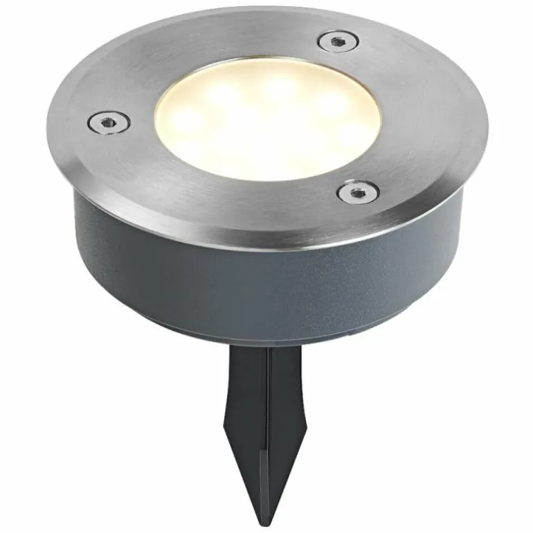 Endura Spot de jardin Luminaires Ledvance LED Acier brossé, 1 lumière