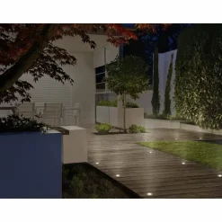 Endura Spot de jardin Luminaires Ledvance LED Acier brossé, 1 lumière