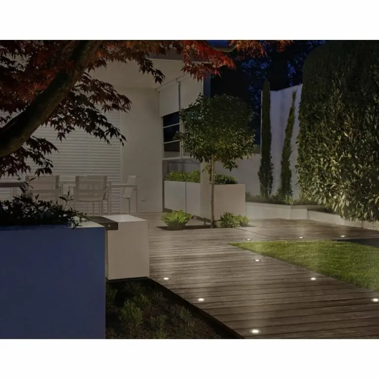 Endura Spot de jardin Luminaires Ledvance LED Acier brossé, 1 lumière