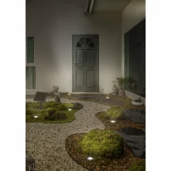 Endura Spot de jardin Luminaires Ledvance LED Acier brossé, 1 lumière