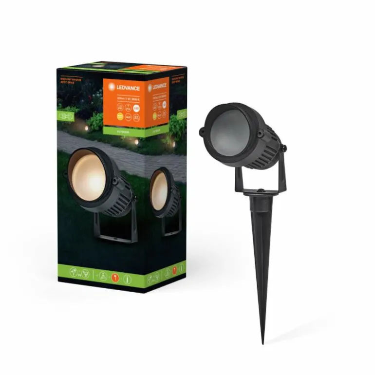 Endura Spot de jardin Luminaires Ledvance LED Noir, 1 lumière